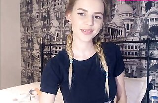 19 Year Old Teen Shows Her Perfect Tits On Webcam Part 1